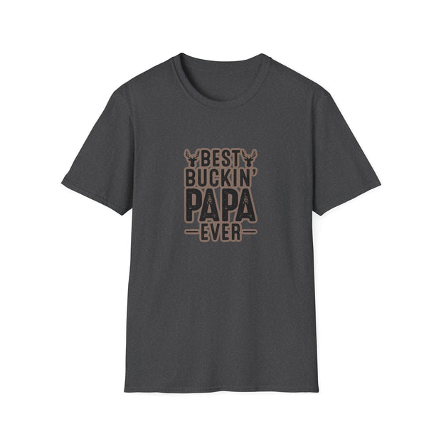 Best Papa Unisex Softstyle T-Shirt
