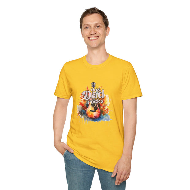 This Dad Rocks Unisex Softstyle T-Shirt