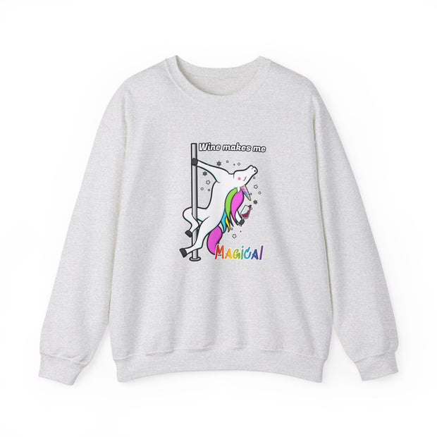 Unicorn Wine Unisex Heavy Blend™ Crewneck Sweatshirt