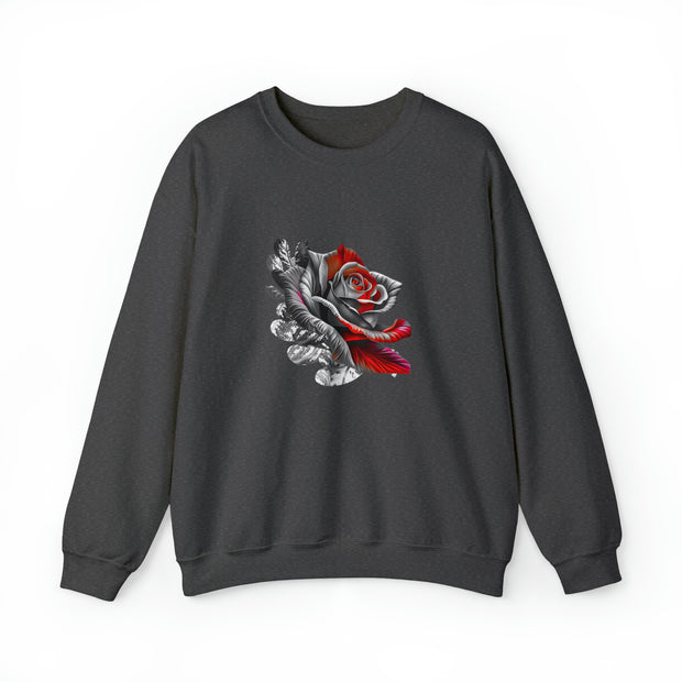 Rose Unisex Heavy Blend™ Crewneck Sweatshirt