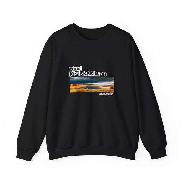 Tánsi Cree Saskatchewan Unisex Heavy Blend™ Crewneck Sweatshirt