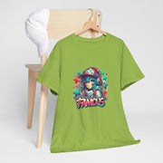 Graffiti Anime Girls Unisex Heavy Cotton Tee
