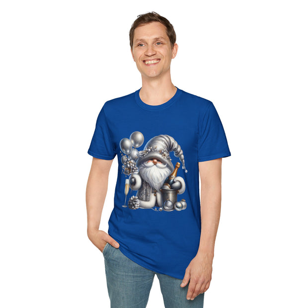 New Year Gnome Unisex Softstyle T-Shirt