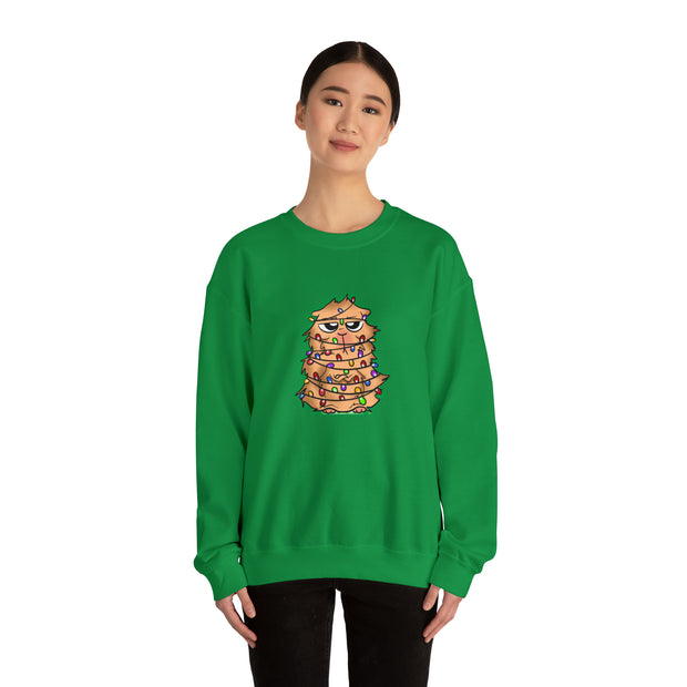 Christmas cat Unisex Heavy Blend™ Crewneck Sweatshirt