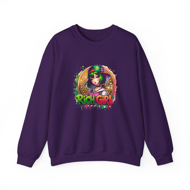 Graffiti Anime Girls Unisex Heavy Blend™ Crewneck Sweatshirt