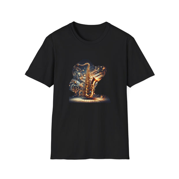 Saxophone Unisex Softstyle T-Shirt