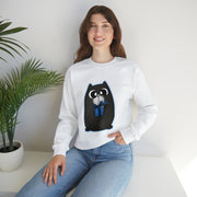 Christmas cat Unisex Heavy Blend™ Crewneck Sweatshirt