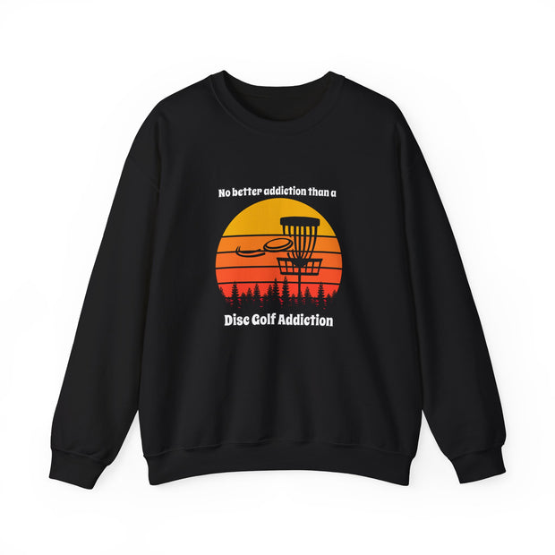 Disc Golf Addiction Unisex Heavy Blend™ Crewneck Sweatshirt
