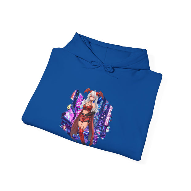 Anime Female Demon Unisex Heavy Blend™ Hooded Sweatshirt