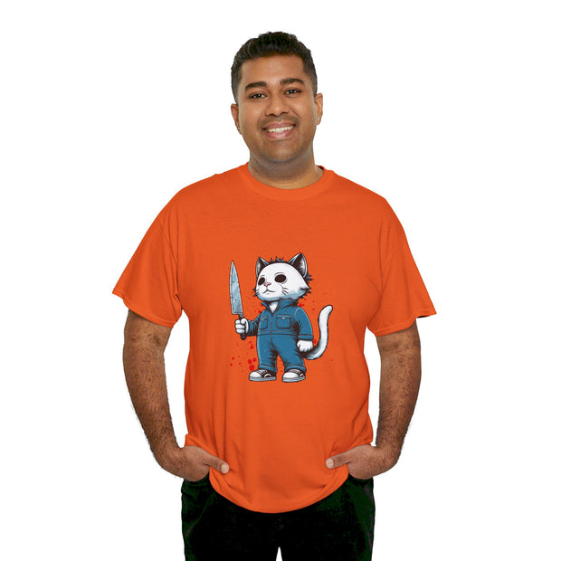 Horror Movie Cats Unisex Heavy Cotton Tee
