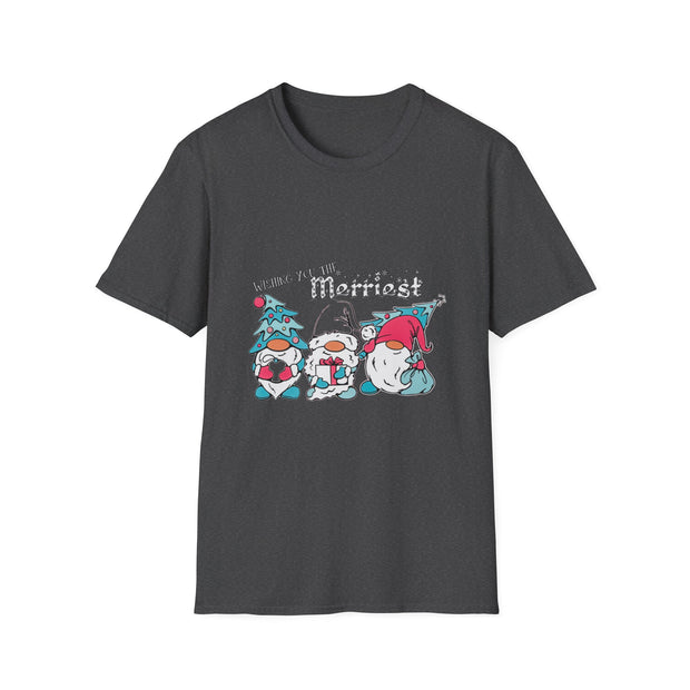 Gnome Christmas Unisex Softstyle T-Shirt