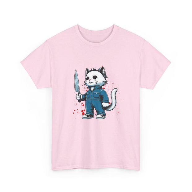 Horror Movie Cats Unisex Heavy Cotton Tee