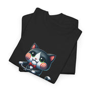 Horror Movie Cats Unisex Heavy Cotton Tee
