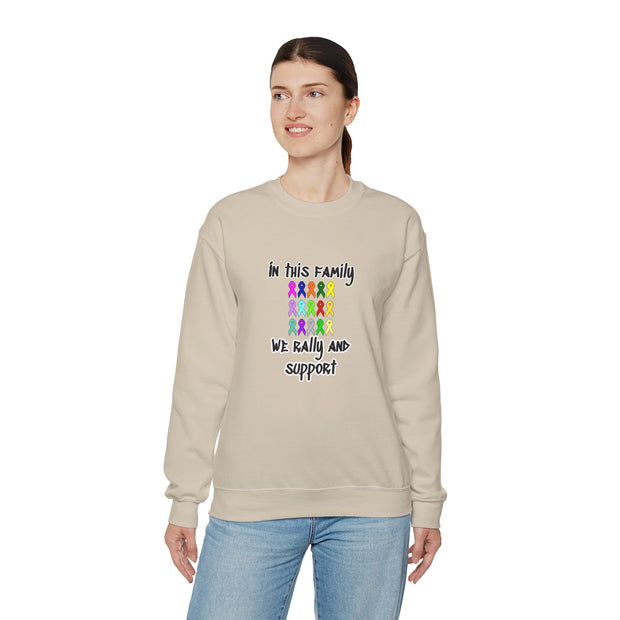 Cancer Family Support Unisex Heavy Blend™ Crewneck Sweatshirt