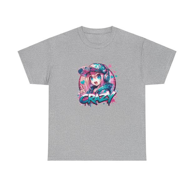 Graffiti Anime Girls Unisex Heavy Cotton Tee