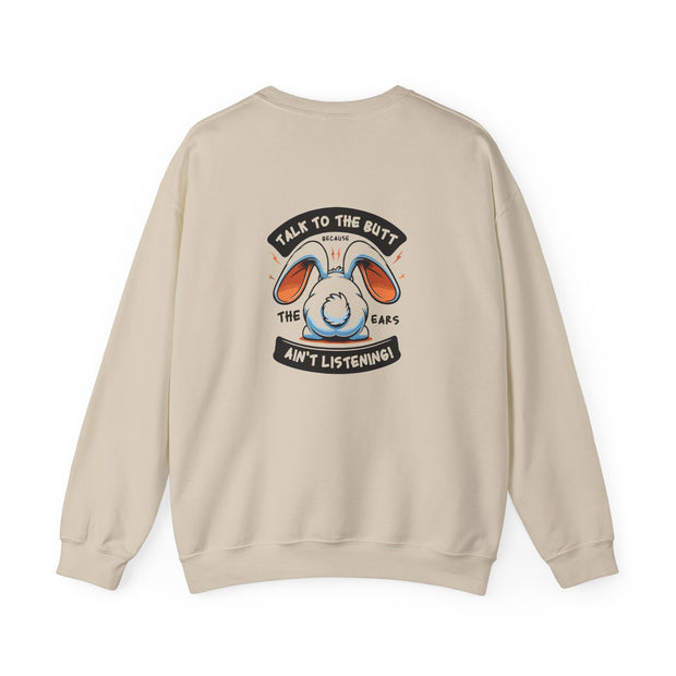 Talk to the Butt Unisex Heavy Blend™ Crewneck Sweatshirt