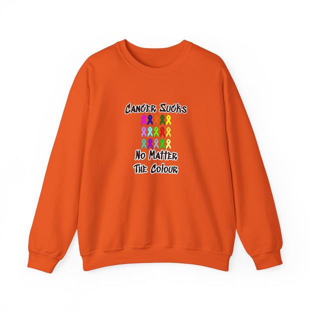 Cancer Sucks Unisex Heavy Blend™ Crewneck Sweatshirt