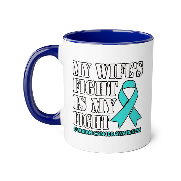 Ovarian Cancer Accent Mugs, 11oz