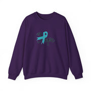 Ovarian Cancer Hope Unisex Heavy Blend™ Crewneck Sweatshirt