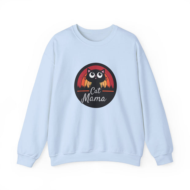 Cat Mama Unisex Heavy Blend™ Crewneck Sweatshirt