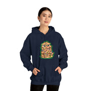 Christmas cat Unisex Heavy Blend™ Hooded Sweatshirt
