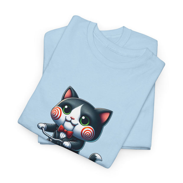 Horror Movie Cats Unisex Heavy Cotton Tee