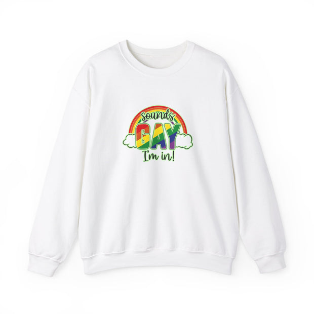 Sounds Gay Unisex Heavy Blend™ Crewneck Sweatshirt