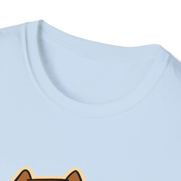 Christmas cat Unisex Softstyle T-Shirt