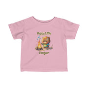 Bear Happy Little Camper Infant Fine Jersey Tee