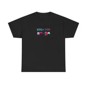 Soda Pop Unisex Heavy Cotton Tee, Casual Wear, Gift for Friends, Fun Summer T-Shirt, Graphic Shirt for Parties, Trendy Everyday Tee