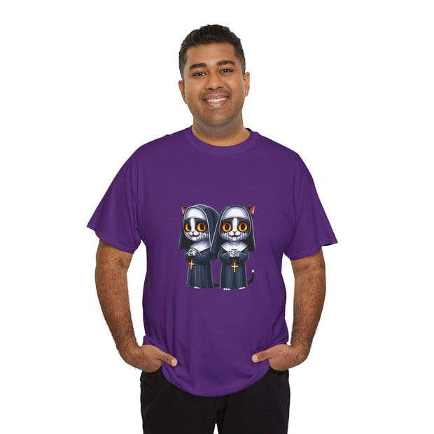 Horror Movie Cats Unisex Heavy Cotton Tee