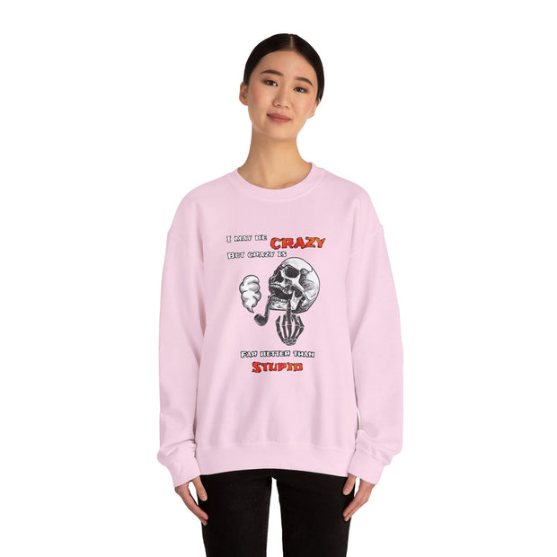 Crazy Skull Unisex Heavy Blend™ Crewneck Sweatshirt