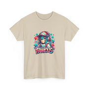 Graffiti Anime Girls Unisex Heavy Cotton Tee