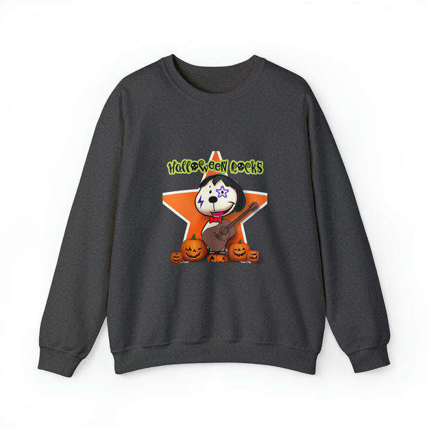 Halloween rocks Unisex Heavy Blend™ Crewneck Sweatshirt