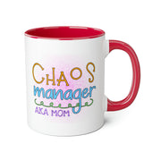 Chaos Manager Accent Mugs, 11oz