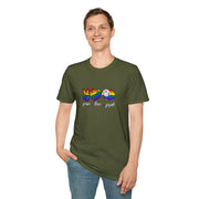 Peace Love and Pride Unisex Softstyle T-Shirt