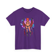 Anime Female Demon Unisex Heavy Cotton Tee