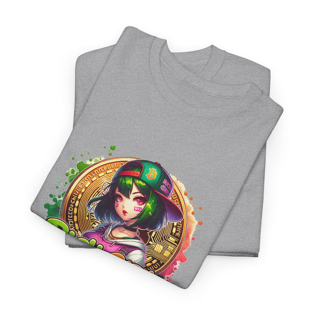 Graffiti Anime Girls Unisex Heavy Cotton Tee