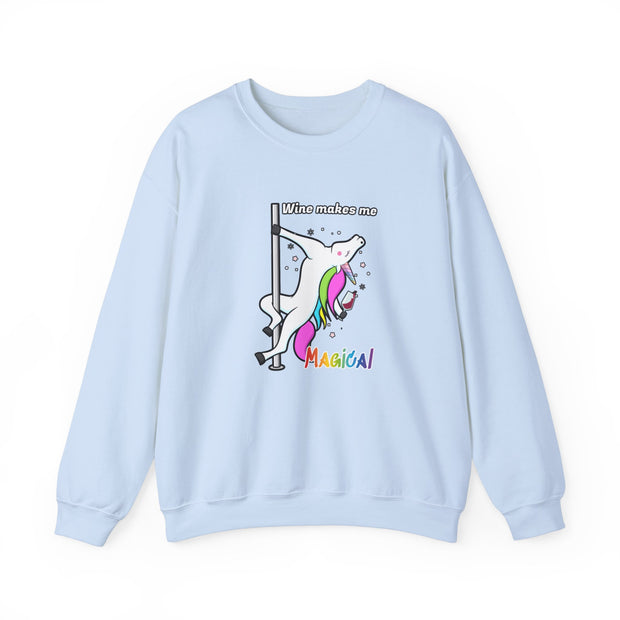 Unicorn Wine Unisex Heavy Blend™ Crewneck Sweatshirt