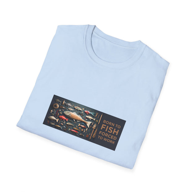 Born to Fish Unisex Softstyle T-Shirt