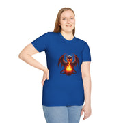 Fire Dragon Unisex Softstyle T-Shirt