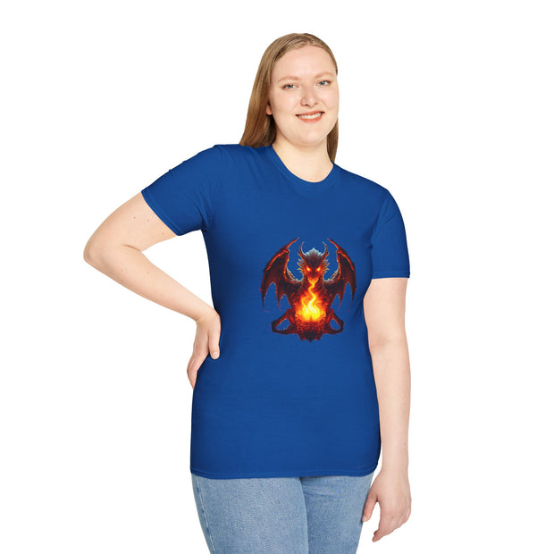 Fire Dragon Unisex Softstyle T-Shirt