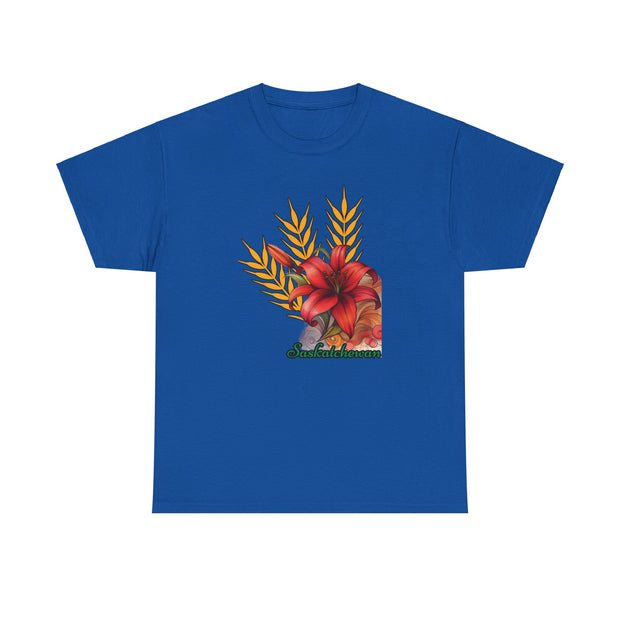 Saskatchewan Lily Unisex Heavy Cotton Tee