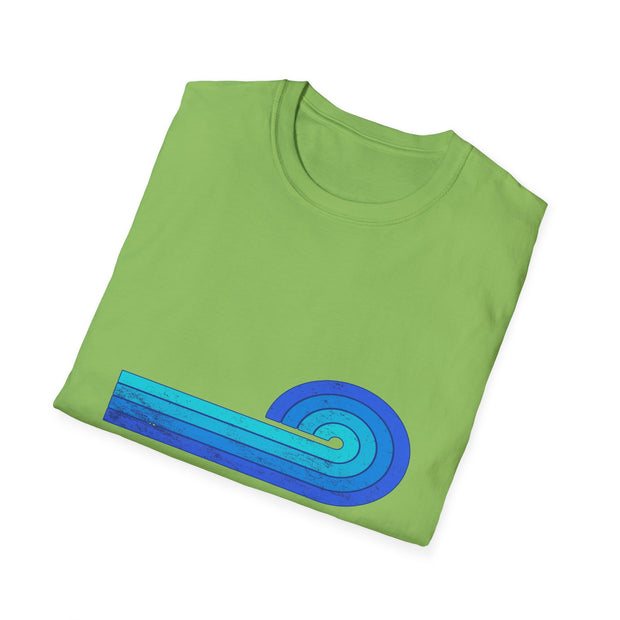 Semicircle Striped Unisex Softstyle T-Shirt