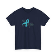 Ovarian Cancer Hope Unisex Heavy Cotton Tee
