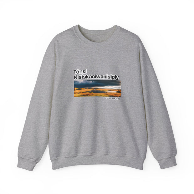 Tánsi Cree Saskatchewan Unisex Heavy Blend™ Crewneck Sweatshirt