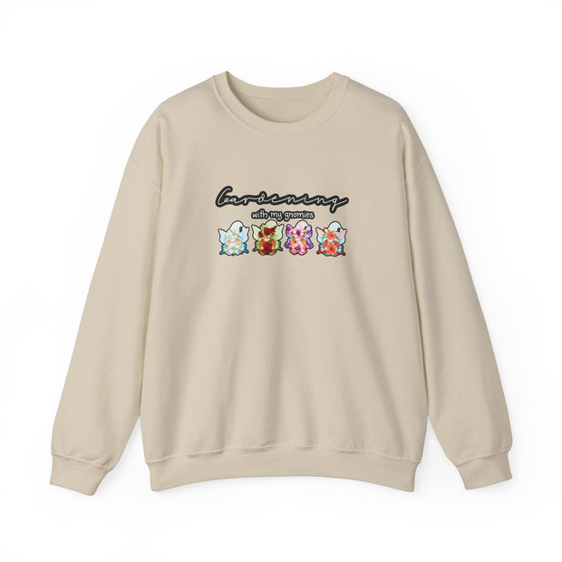 Gardening with my Gnomies Unisex Heavy Blend™ Crewneck Sweatshirt