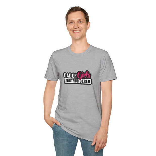 Dad of Girls Unisex Softstyle T-Shirt