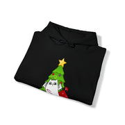 Christmas cat Unisex Heavy Blend™ Hooded Sweatshirt