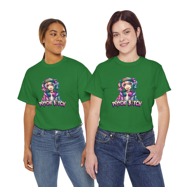 Graffiti Anime Girls Unisex Heavy Cotton Tee